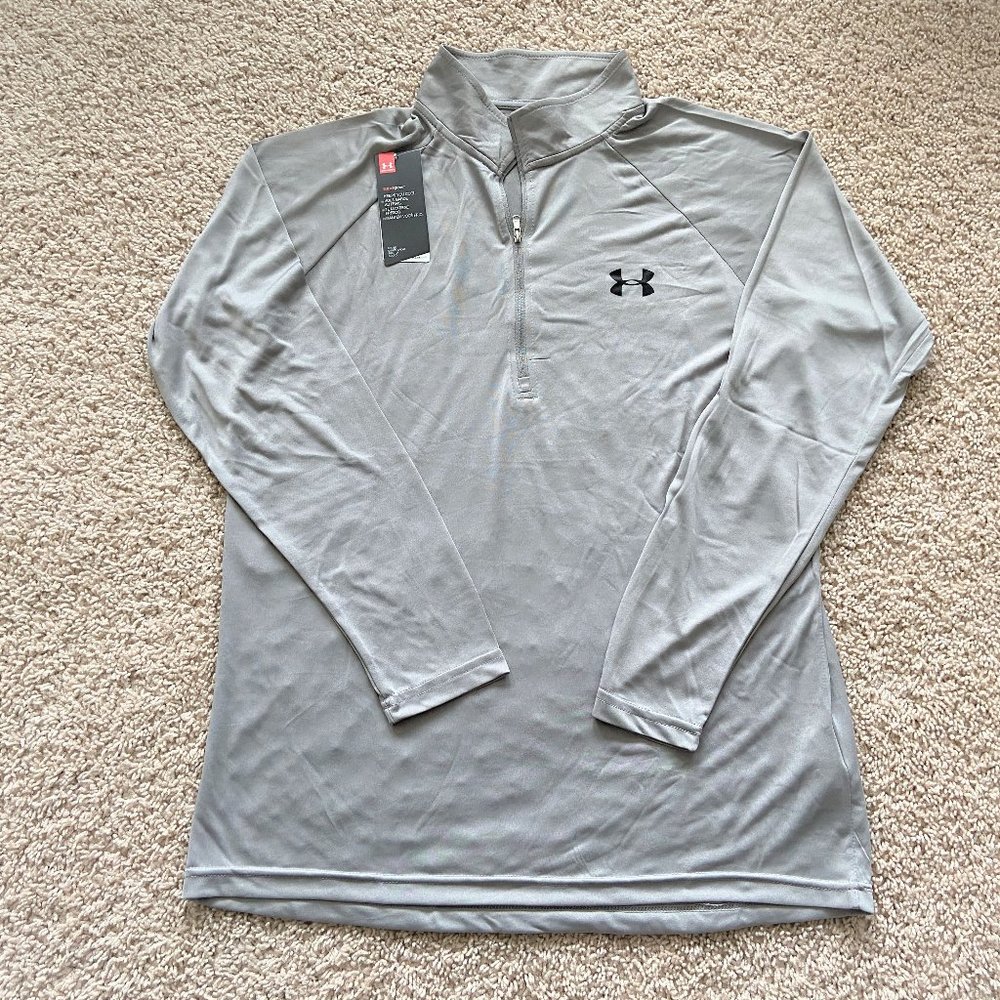 NEW Under Armour 1/4 zip long sleeve shirt men M
